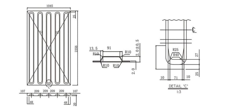5 Corrugated Roof Panel
