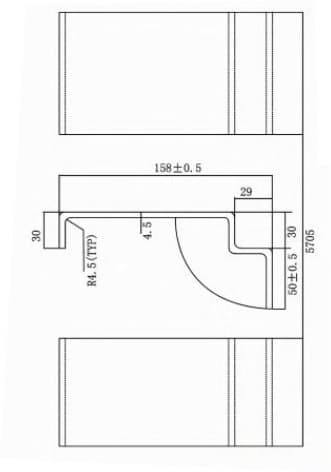 Bottom Side Rail (B)